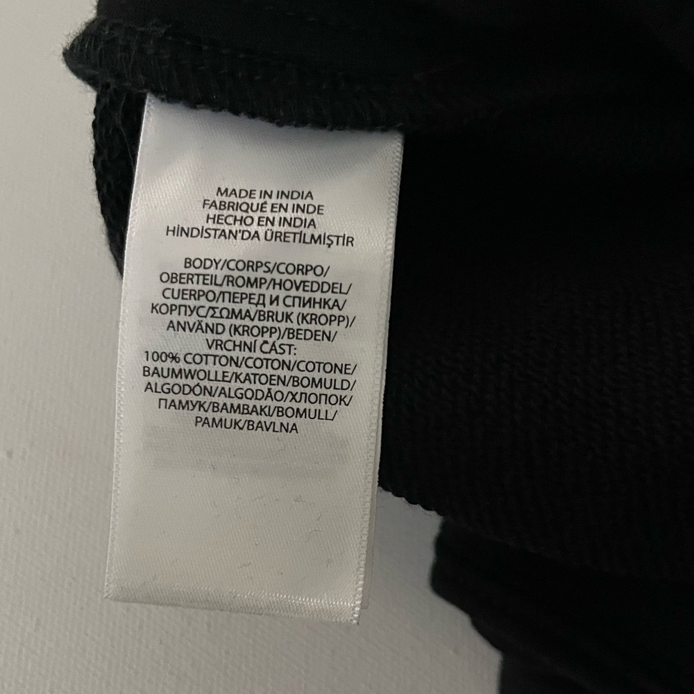 SET POLO RALPH LAUREN Embellished Logo French Terry Hoodie Jogger L Black bling - Picture 17 of 17